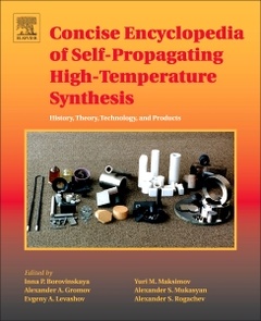 Cover of the book Concise Encyclopedia of Self-Propagating High-Temperature Synthesis
