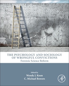 Cover of the book The Psychology and Sociology of Wrongful Convictions