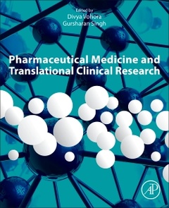 Couverture de l’ouvrage Pharmaceutical Medicine and Translational Clinical Research