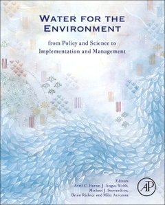 Couverture de l’ouvrage Water for the Environment