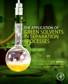 Cover of the book The Application of Green Solvents in Separation Processes