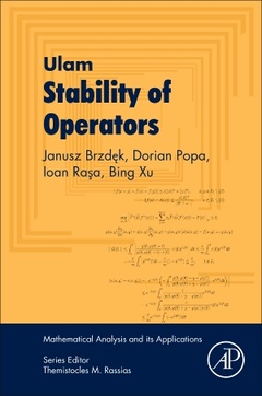 Couverture de l’ouvrage Ulam Stability of Operators