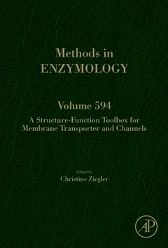 Cover of the book A Structure-Function Toolbox for Membrane Transporter and Channels