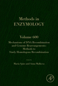 Couverture de l’ouvrage Mechanisms of DNA Recombination and Genome Rearrangements: Methods to Study Homologous Recombination