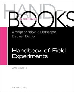 Cover of the book Handbook of Field Experiments