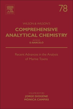 Cover of the book Recent Advances in the Analysis of Marine Toxins