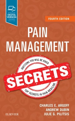 Couverture de l’ouvrage Pain Management Secrets
