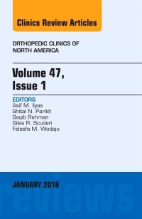 Couverture de l’ouvrage Volume 47, Issue 1, An Issue of Orthopedic Clinics