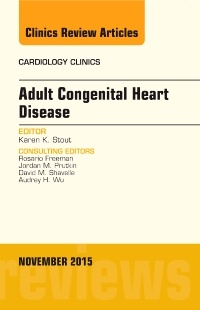 Couverture de l’ouvrage Adult Congenital Heart Disease, An Issue of Cardiology Clinics