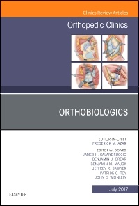 Couverture de l’ouvrage Orthobiologics, An Issue of Orthopedic Clinics