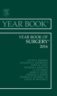 Couverture de l’ouvrage Year Book of Surgery, 2016