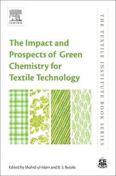 Couverture de l’ouvrage The Impact and Prospects of Green Chemistry for Textile Technology