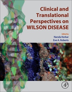 Couverture de l’ouvrage Clinical and Translational Perspectives on WILSON DISEASE