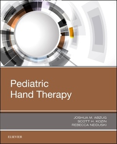 Couverture de l’ouvrage Pediatric Hand Therapy