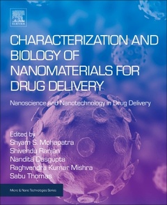 Couverture de l’ouvrage Characterization and Biology of Nanomaterials for Drug Delivery