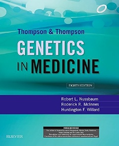 Couverture de l’ouvrage Thompson & Thompson Genetics in Medicine, 8e