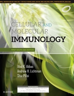 Couverture de l’ouvrage Cellular and Molecular Immunology: First South Asia Edition