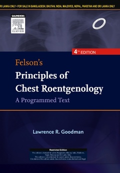 Couverture de l’ouvrage Felson's Principles of Chest Roentgenology, A Programmed Text