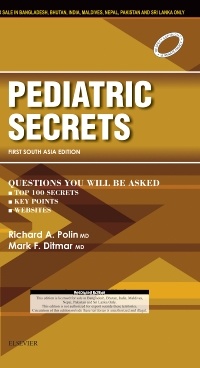 Couverture de l’ouvrage Pediatric Secrets: First South Asia Edition