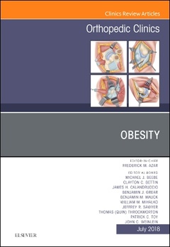 Couverture de l’ouvrage Obesity, An Issue of Orthopedic Clinics