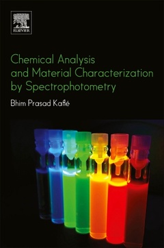 Couverture de l’ouvrage Chemical Analysis and Material Characterization by Spectrophotometry