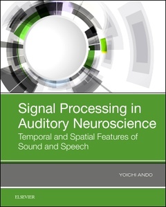 Cover of the book Signal Processing in Auditory Neuroscience