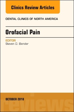 Couverture de l’ouvrage Orofacial Pain, An Issue of Dental Clinics of North America