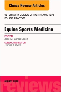 Couverture de l’ouvrage Equine Sports Medicine, An Issue of Veterinary Clinics of North America: Equine Practice