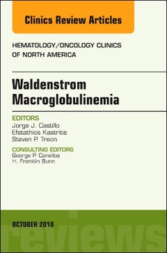 Couverture de l’ouvrage Waldenström Macroglobulinemia, An Issue of Hematology/Oncology Clinics of North America