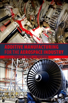 Cover of the book Additive Manufacturing for the Aerospace Industry