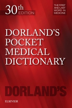 Couverture de l’ouvrage Dorland's Pocket Medical Dictionary