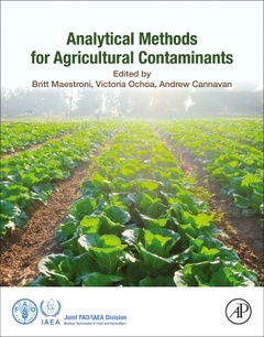 Couverture de l’ouvrage Analytical Methods for Agricultural Contaminants
