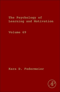 Couverture de l’ouvrage Psychology of Learning and Motivation
