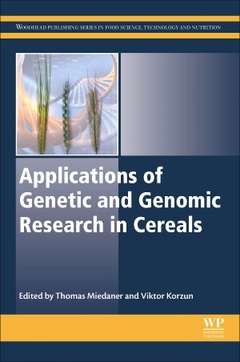 Couverture de l’ouvrage Applications of Genetic and Genomic Research in Cereals