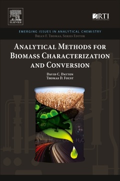 Couverture de l’ouvrage Analytical Methods for Biomass Characterization and Conversion