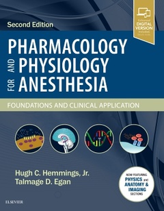 Couverture de l’ouvrage Pharmacology and Physiology for Anesthesia