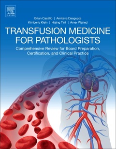 Couverture de l’ouvrage Transfusion Medicine for Pathologists