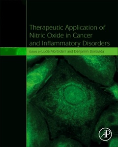 Couverture de l’ouvrage Therapeutic Application of Nitric Oxide in Cancer and Inflammatory Disorders