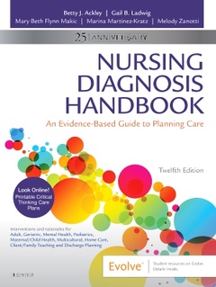 Couverture de l’ouvrage Nursing Diagnosis Handbook