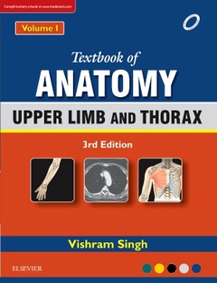 Cover of the book Textbook of Anatomy Upper Limb and Thorax; Volume 1