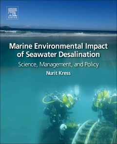 Couverture de l’ouvrage Marine Impacts of Seawater Desalination