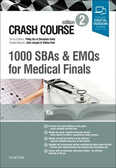 Couverture de l’ouvrage Crash Course 1000 SBAs and EMQs for Medical Finals