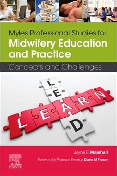Couverture de l’ouvrage Myles Professional Studies for Midwifery Education and Practice