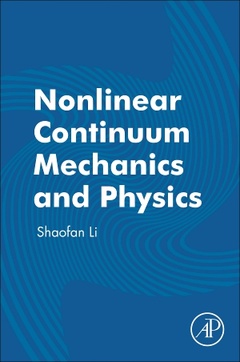 Couverture de l’ouvrage Nonlinear Continuum Mechanics and Physics