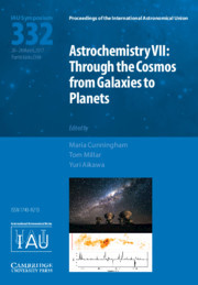 Cover of the book Astrochemistry VII (IAU S332)