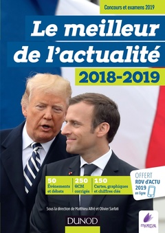 Cover of the book Le meilleur de l'actualité 2018-2019 - Concours et examens 2019 + RDV Gratuit Actu 2019 en ligne