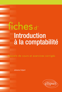 Cover of the book Fiches d'Introduction à la comptabilité