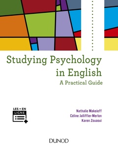 Couverture de l’ouvrage Studying psychology in english - A practical guide