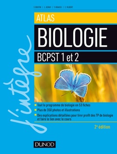 Couverture de l’ouvrage Atlas de Biologie BCPST 1 et 2 - 2e éd.