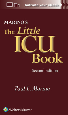 Couverture de l’ouvrage Marino's The Little ICU Book